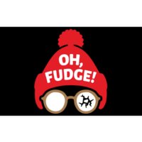 Oh Fudge Funny Christmas Saying Xmas Bumper Sticker