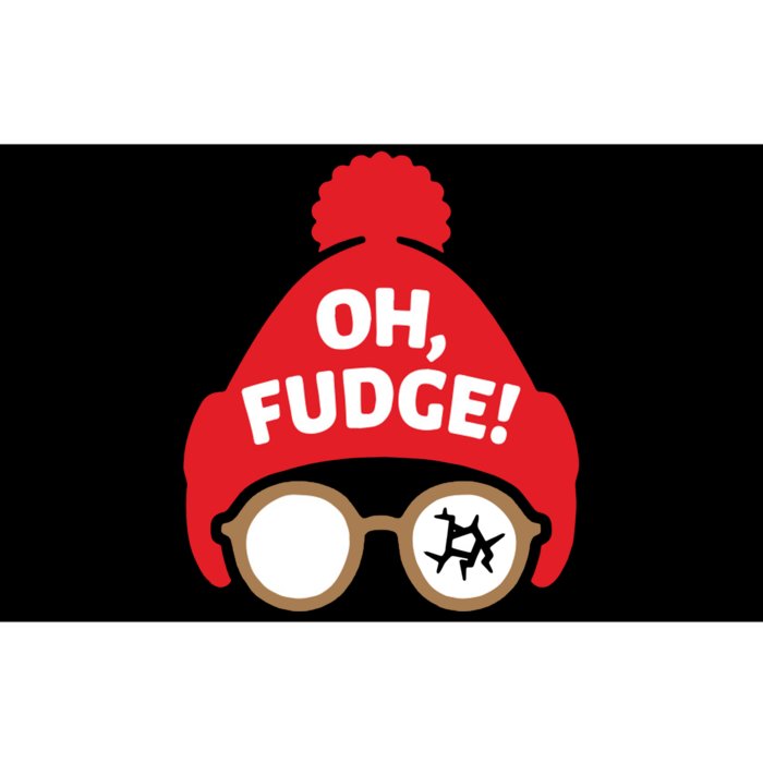 Oh Fudge Funny Christmas Saying Xmas Bumper Sticker