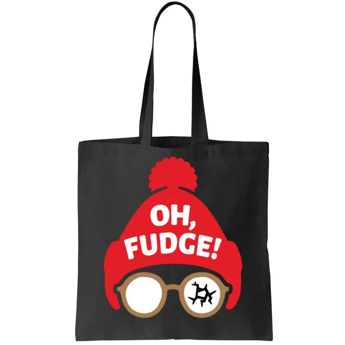 Oh Fudge Funny Christmas Saying Xmas Tote Bag