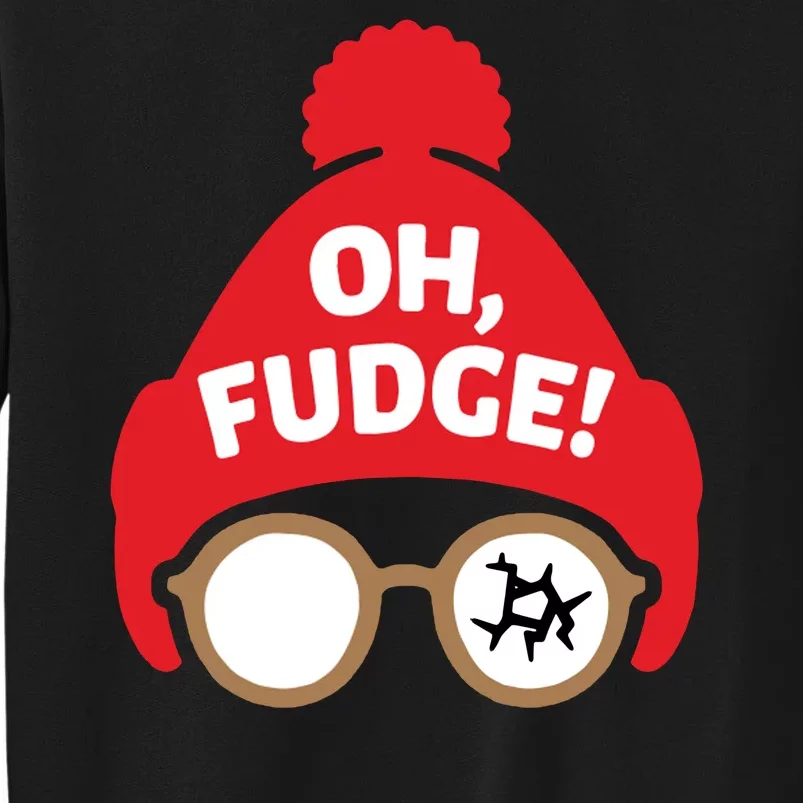 Oh Fudge Funny Christmas Saying Xmas Tall Sweatshirt