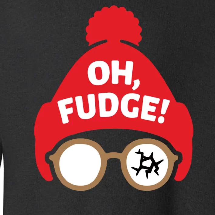 Oh Fudge Funny Christmas Saying Xmas Toddler Sweatshirt