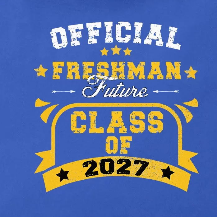 Official Freshman Future Class Of 2027 First Day Of School Zip Tote Bag