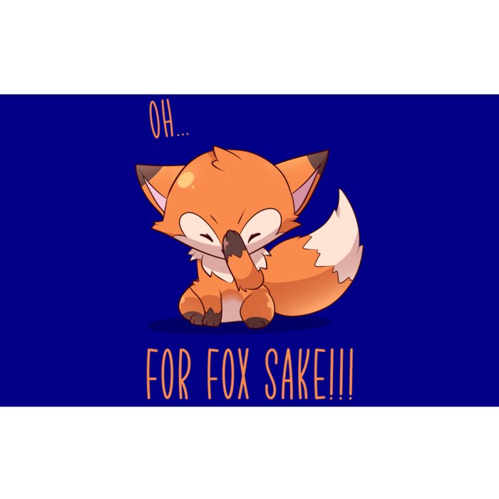 Oh For Fox Sake! Face Palm Fox Gift Bumper Sticker