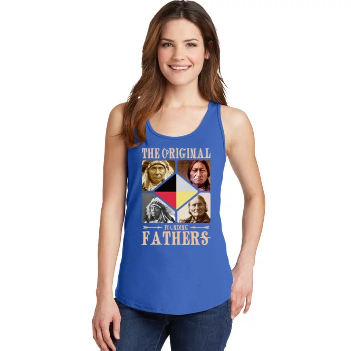 Original Founding Fathers Native American Retro Tribe Pride Great Gift Ladies Essential Tank