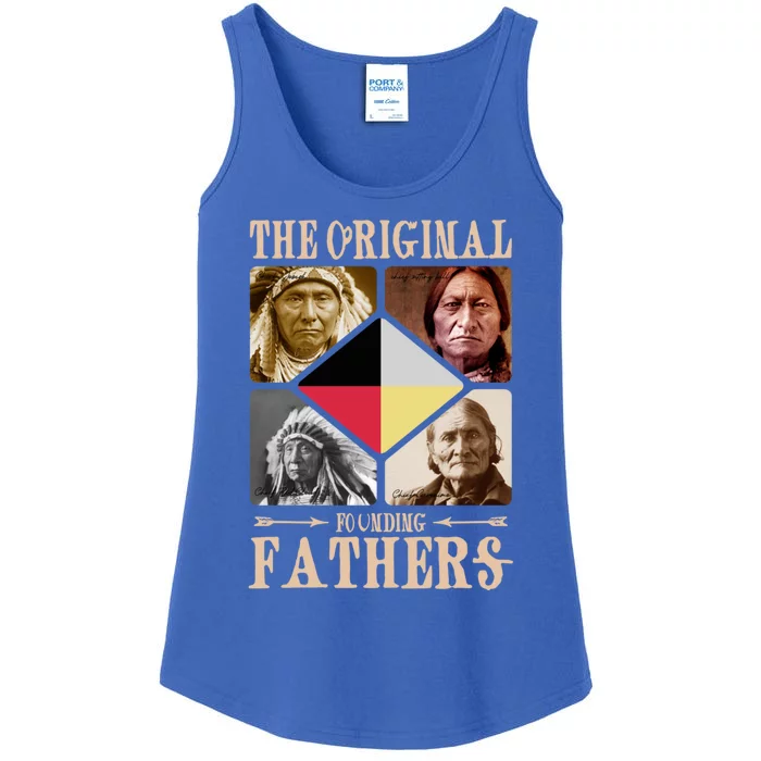 Original Founding Fathers Native American Retro Tribe Pride Great Gift Ladies Essential Tank