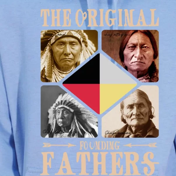 Original Founding Fathers Native American Retro Tribe Pride Great Gift Unisex Surf Hoodie