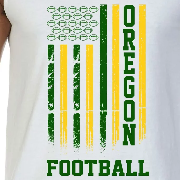 Oregon Football Fan American Flag Comfort Colors® Tank Top