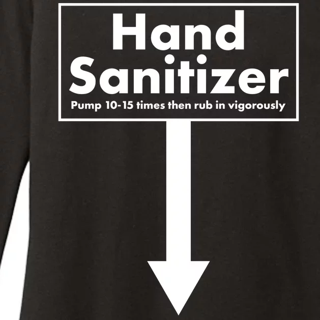 Offensive Hand Sanitizer Joke Womens CVC Long Sleeve Shirt