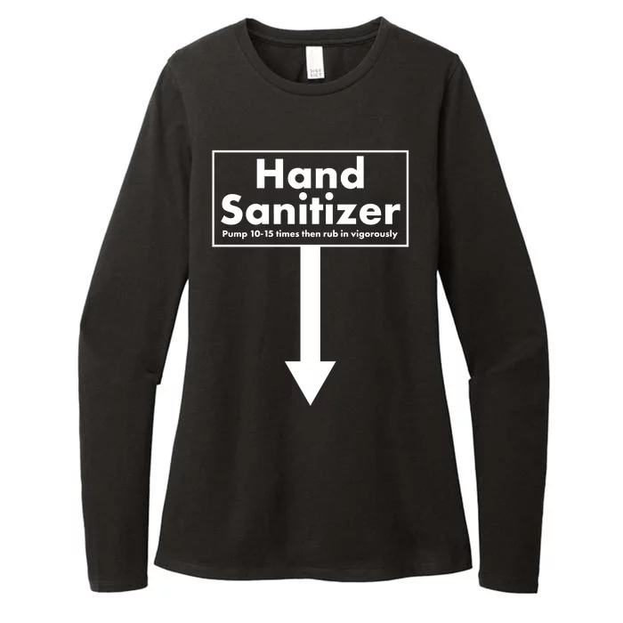 Offensive Hand Sanitizer Joke Womens CVC Long Sleeve Shirt