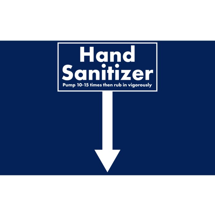 Offensive Hand Sanitizer Joke Bumper Sticker