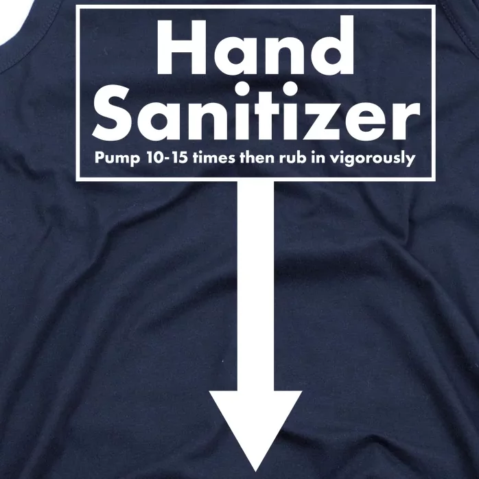 Offensive Hand Sanitizer Joke Tank Top