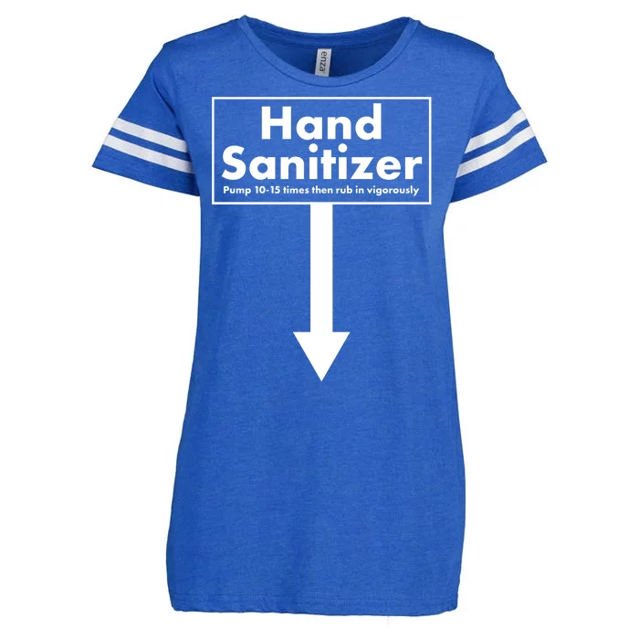 Offensive Hand Sanitizer Joke Enza Ladies Jersey Football T-Shirt