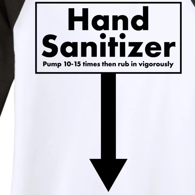 Offensive Hand Sanitizer Joke Women's Tri-Blend 3/4-Sleeve Raglan Shirt