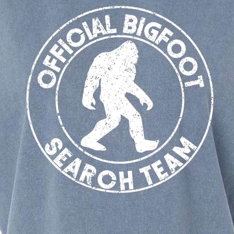 Official Bigfoot Search Team Garment-Dyed Women's Muscle Tee