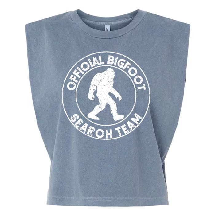 Official Bigfoot Search Team Garment-Dyed Women's Muscle Tee