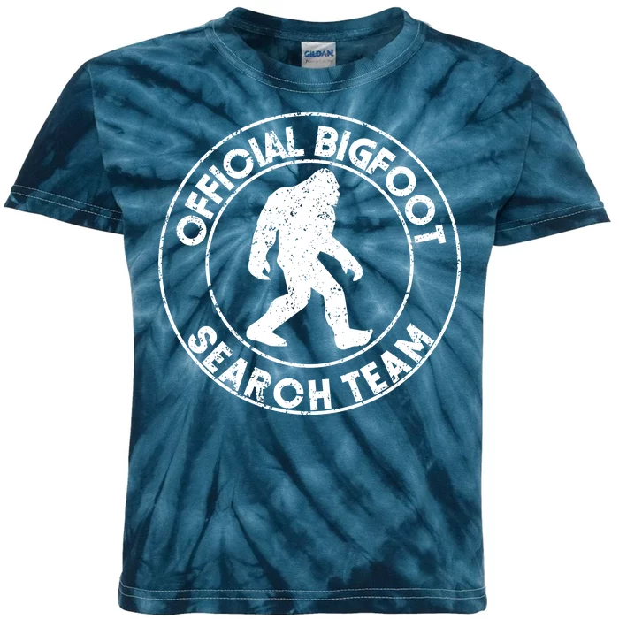 Official Bigfoot Search Team Kids Tie-Dye T-Shirt