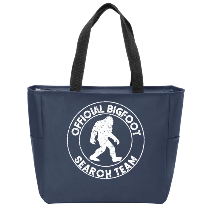 Official Bigfoot Search Team Zip Tote Bag