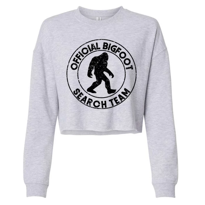 Official Bigfoot Search Team Cropped Pullover Crew