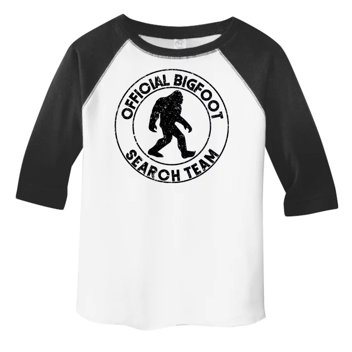 Official Bigfoot Search Team Toddler Fine Jersey T-Shirt