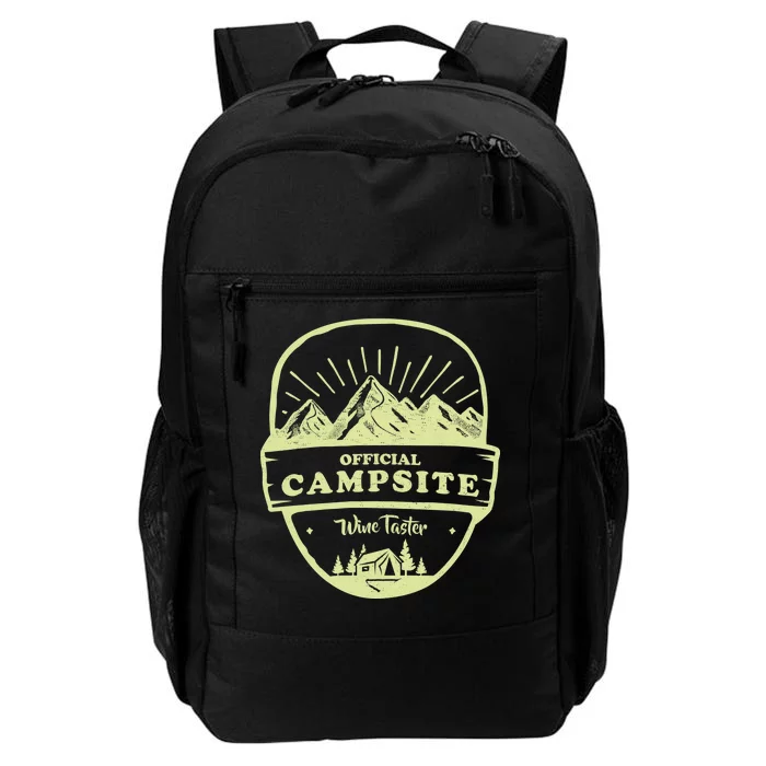 Official Campsite Wine Taster Daily Commute Backpack