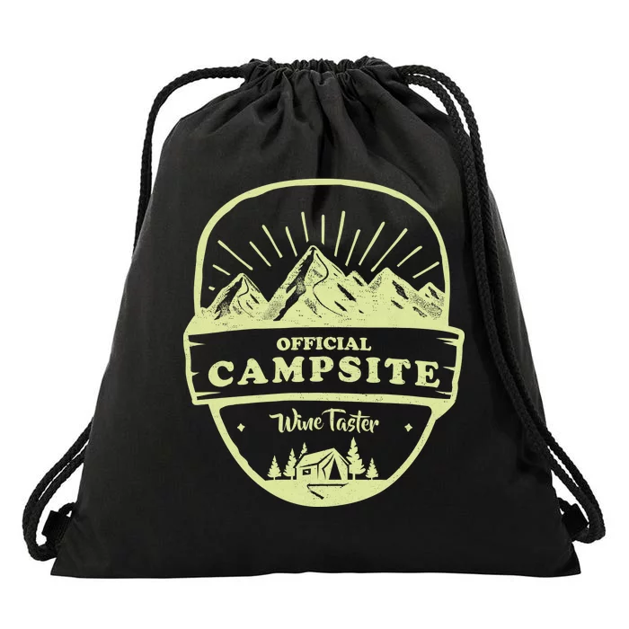 Official Campsite Wine Taster Drawstring Bag