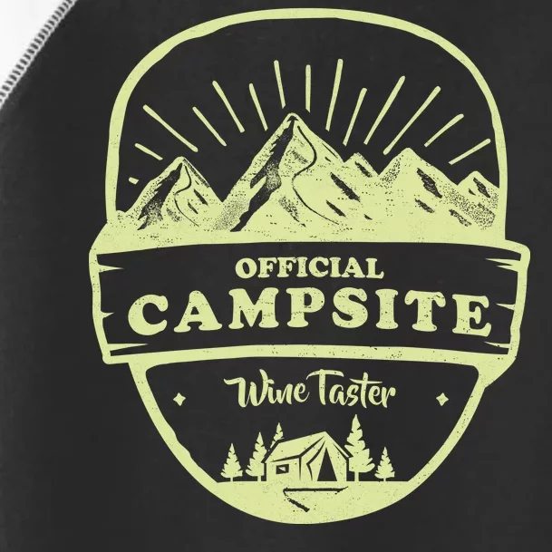 Official Campsite Wine Taster Toddler Fine Jersey T-Shirt