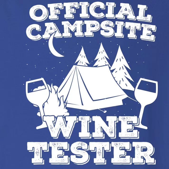 Official Campsite Wine Tester Toddler Long Sleeve Shirt