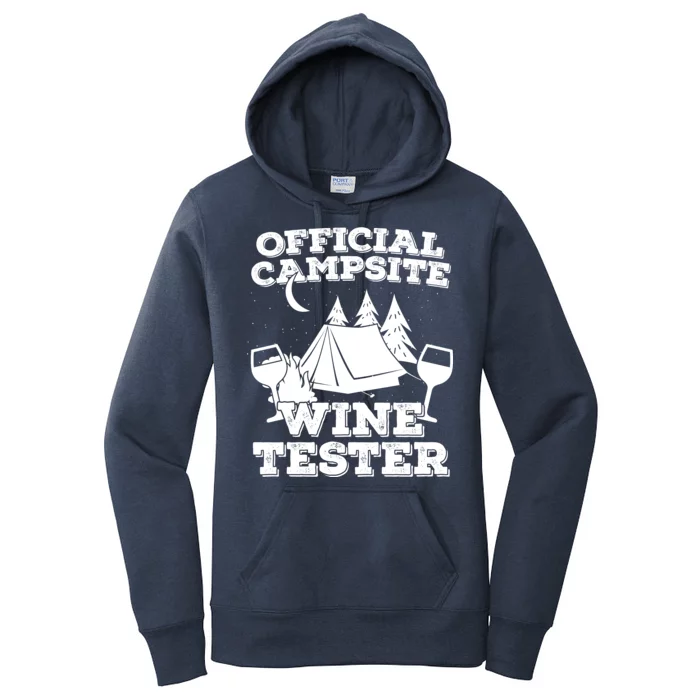 Official Campsite Wine Tester Women's Pullover Hoodie