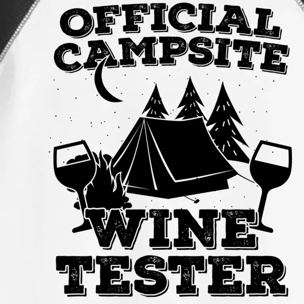 Official Campsite Wine Tester Toddler Fine Jersey T-Shirt