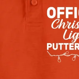 Official Christmas Light Putter Upper Dry Zone Grid Performance Polo