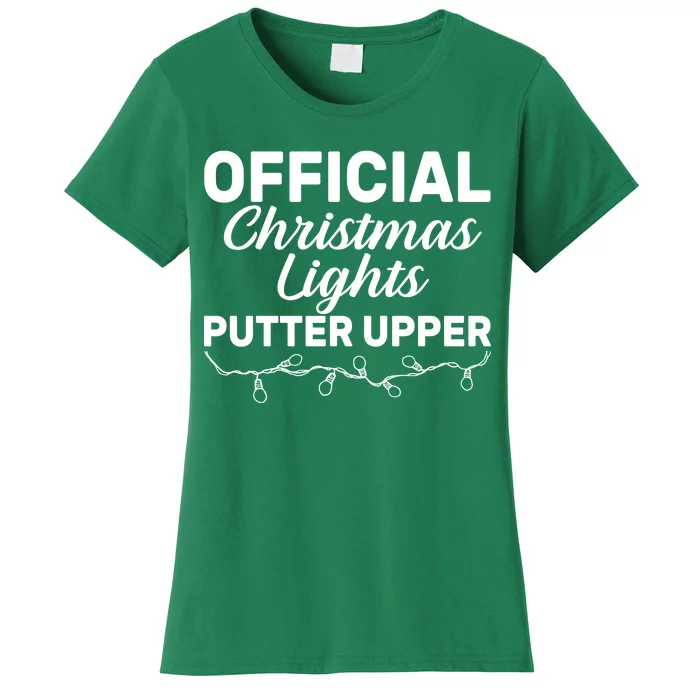 Official Christmas Light Putter Upper Women's T-Shirt