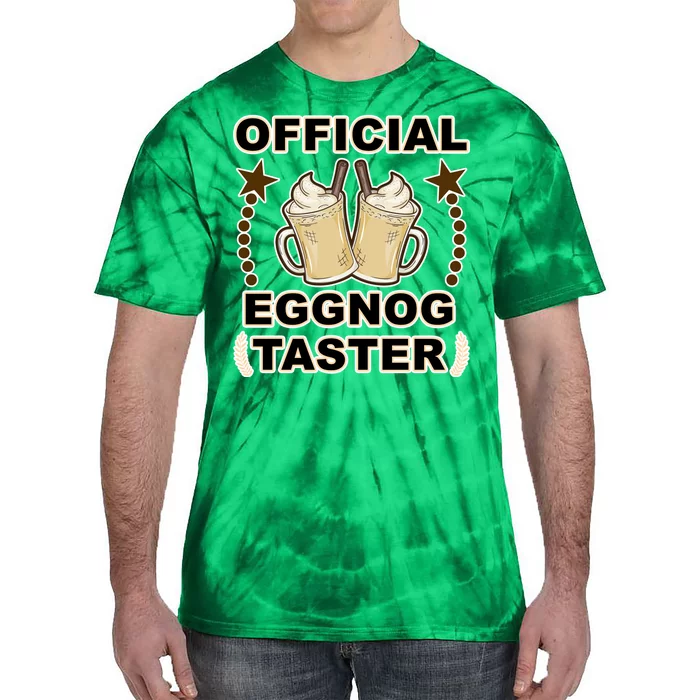 Official Eggnog Taster Tie-Dye T-Shirt