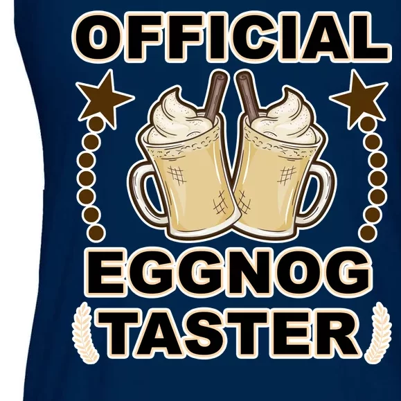 Official Eggnog Taster Ladies Essential Flowy Tank