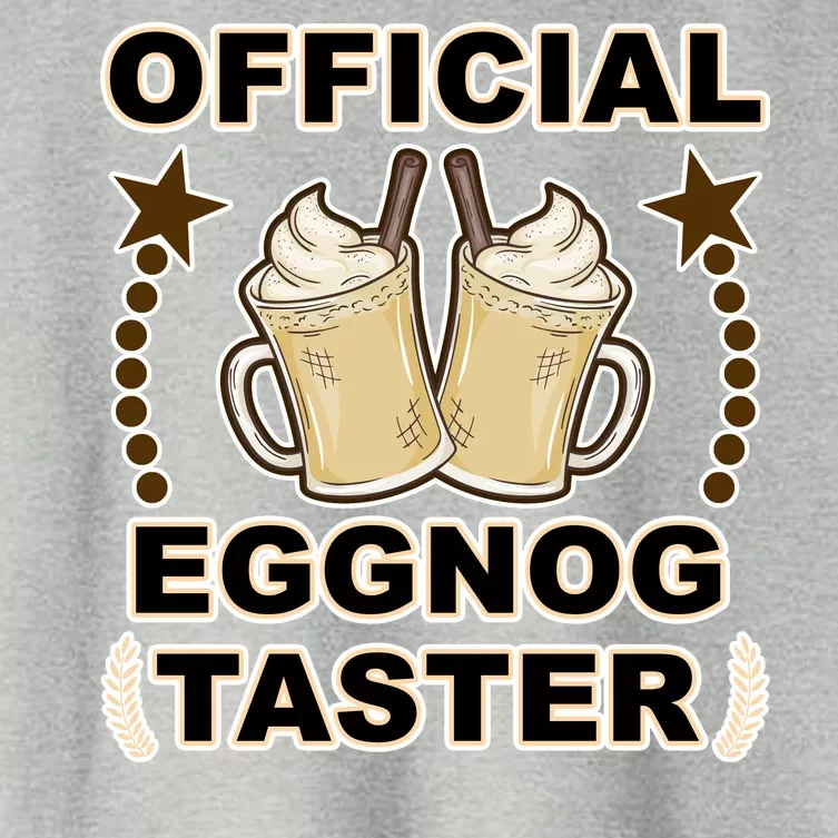 Official Eggnog Taster Women's Crop Top Tee