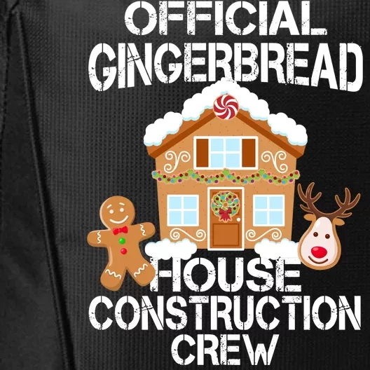 Official Gingerbread House Construction Crew City Backpack