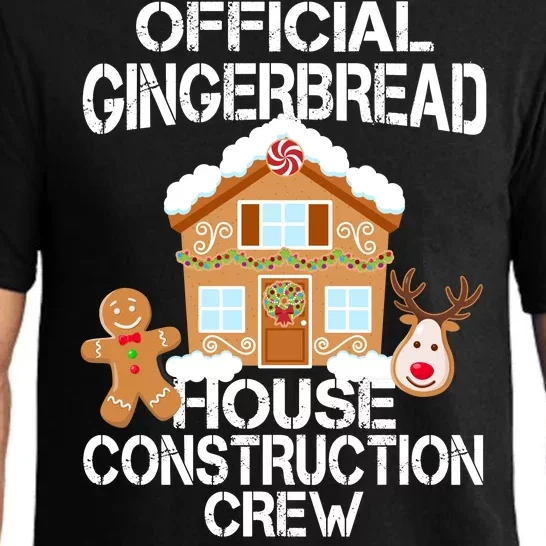 Official Gingerbread House Construction Crew Pajama Set