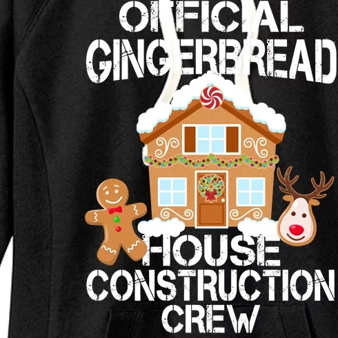 Official Gingerbread House Construction Crew Women's Fleece Hoodie