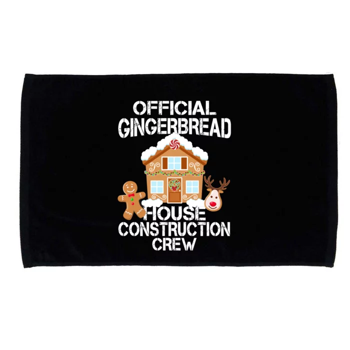 Official Gingerbread House Construction Crew Microfiber Hand Towel