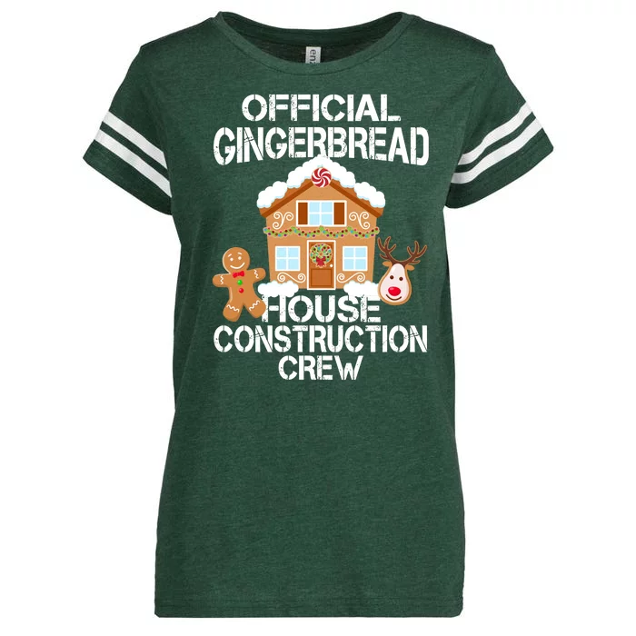 Official Gingerbread House Construction Crew Enza Ladies Jersey Football T-Shirt