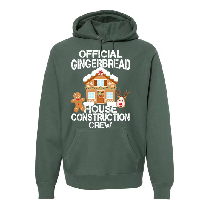 Official Gingerbread House Construction Crew Premium Hoodie