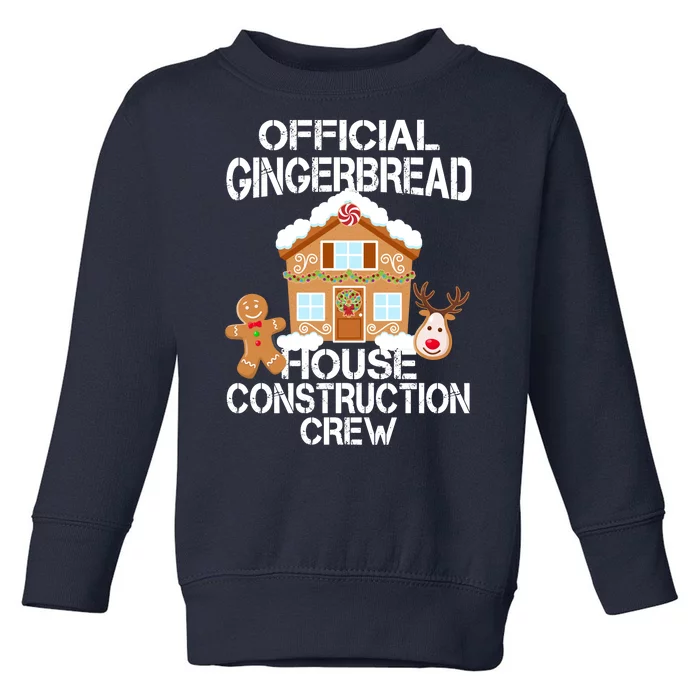 Official Gingerbread House Construction Crew Toddler Sweatshirt