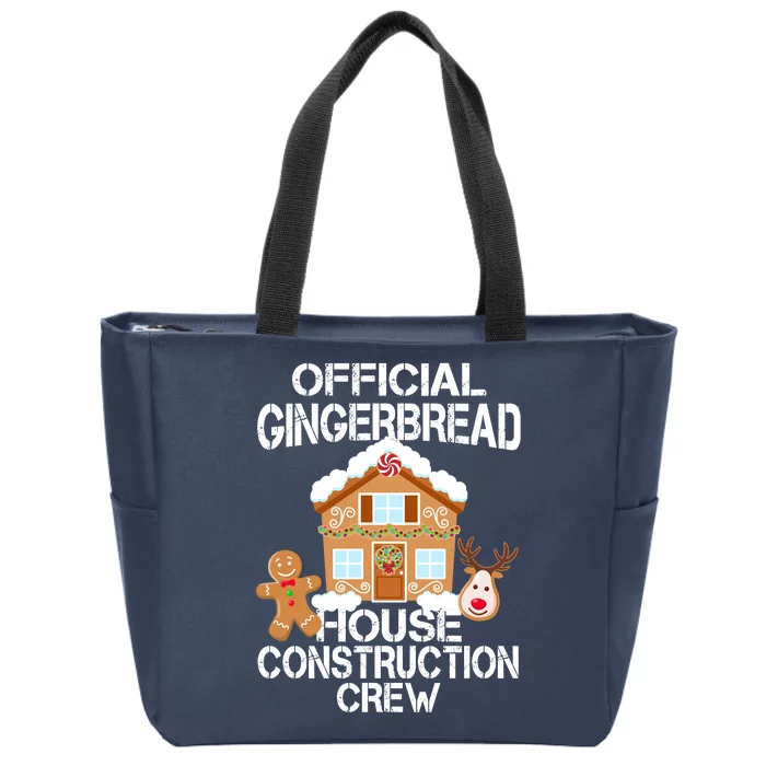 Official Gingerbread House Construction Crew Zip Tote Bag