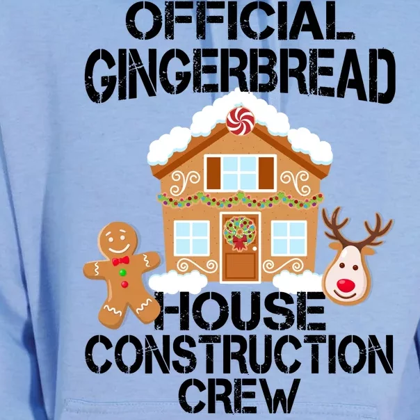 Official Gingerbread House Construction Crew Unisex Surf Hoodie