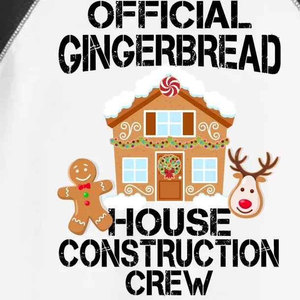 Official Gingerbread House Construction Crew Toddler Fine Jersey T-Shirt