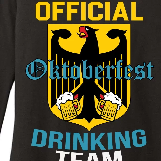 Official Oktoberfest Drinking Team Womens CVC Long Sleeve Shirt