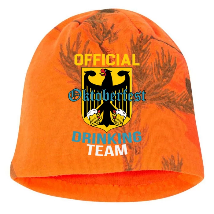 Official Oktoberfest Drinking Team Kati - Camo Knit Beanie