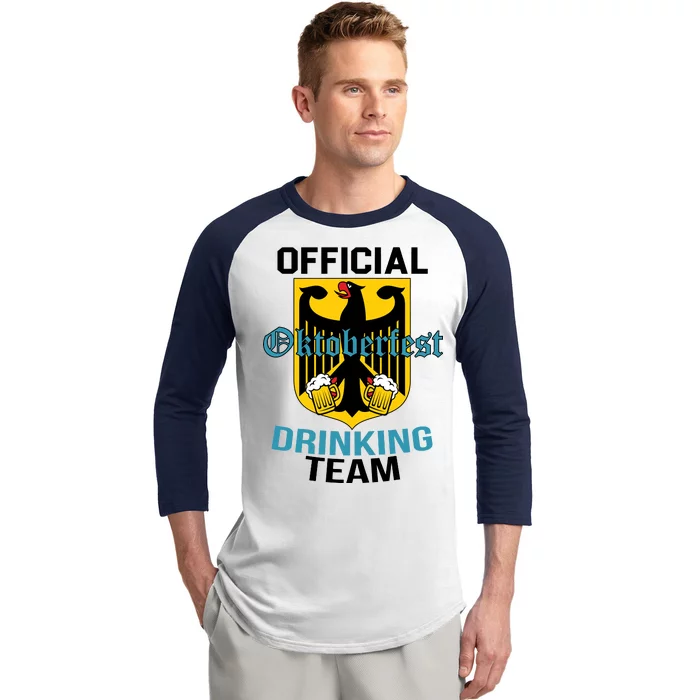 Official Oktoberfest Drinking Team Baseball Sleeve Shirt