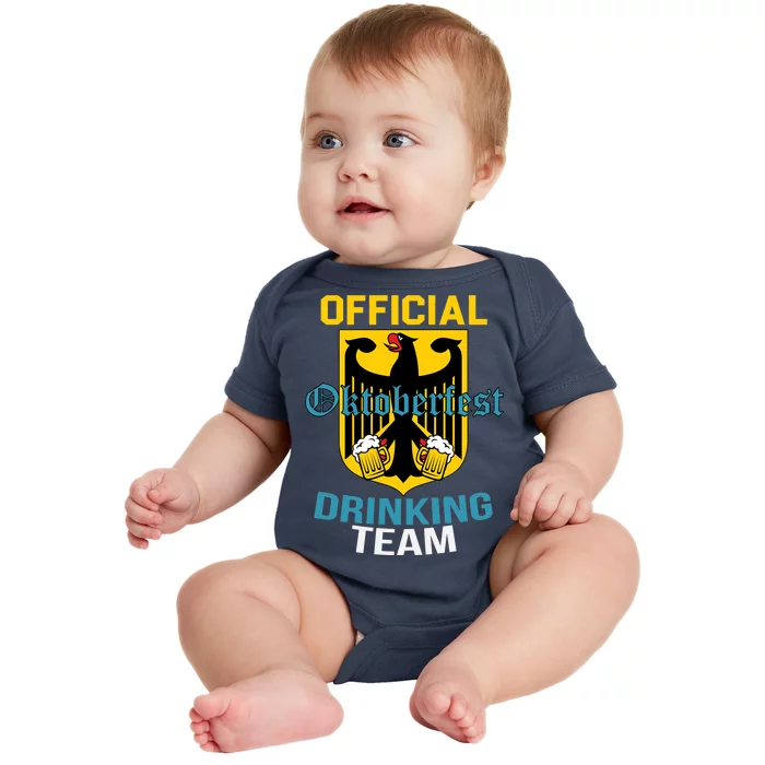 Official Oktoberfest Drinking Team Baby Bodysuit