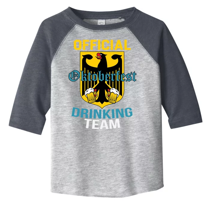 Official Oktoberfest Drinking Team Toddler Fine Jersey T-Shirt