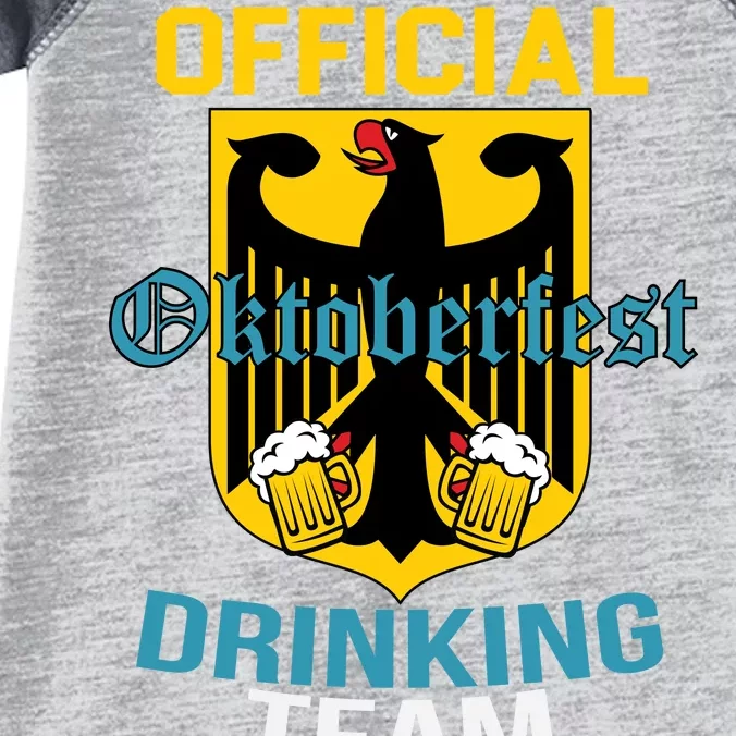 Official Oktoberfest Drinking Team Infant Baby Jersey Bodysuit